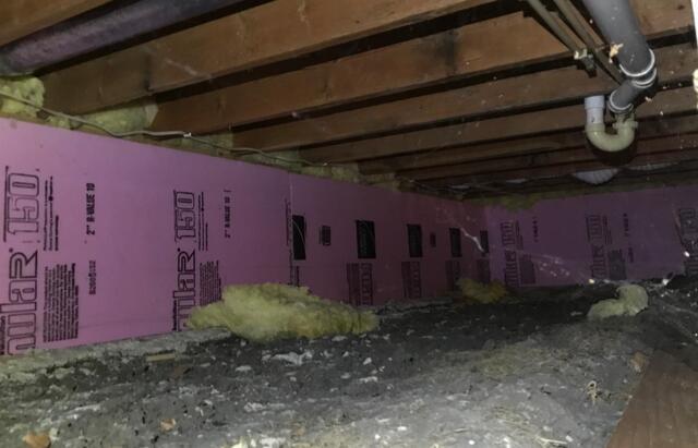 Crawl Space Before and After in Lime Springs, IA - Before Photo