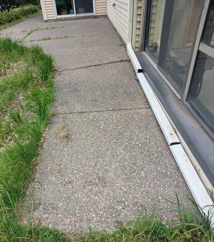 Sloping Concrete Leveling in Anoka, MN - Before Photo