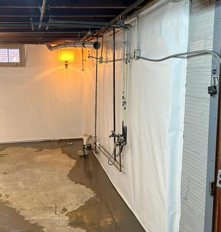 Mason City, IA, Basement Waterproofed and Repaired - After Photo