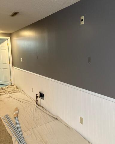 Geolock Wall Anchors to Stabilize Foundation in Rochester, MN - Before Photo