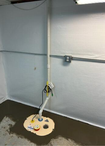 Water Leaks Waterproofed in Maple Grove, MN - After Photo