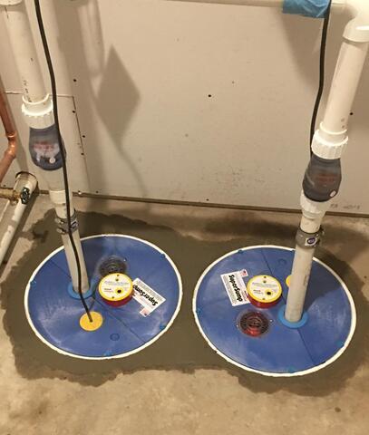 Damaged Sump Pumps Replaced in Horace, ND - After Photo