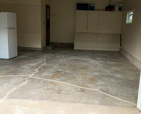 Garage Floor Lifted by PolyLevel in Alexandria, MN - After Photo