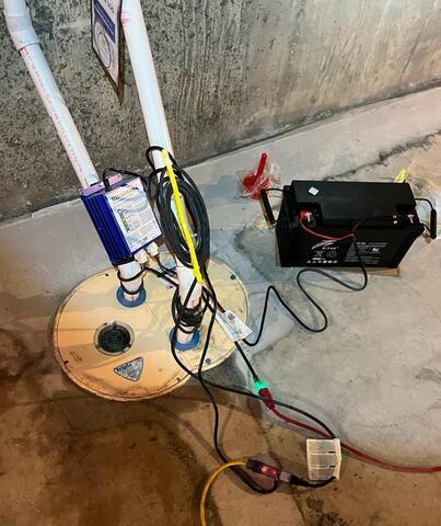Sump Pump System Replaced in Valley City, ND - After Photo
