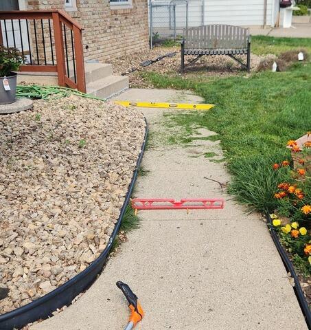 Uneven Walkway Repair in Saint Paul, MN - Before Photo