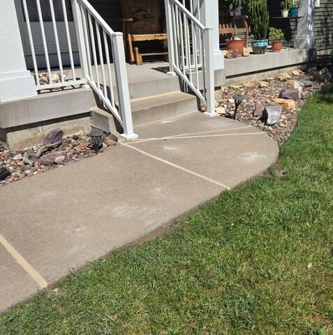 Sunken Slab Leveling in Sparta, WI - After Photo