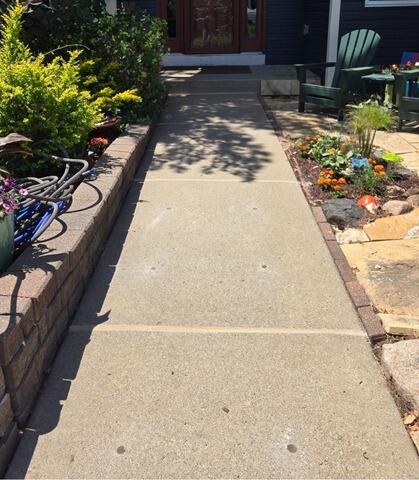 Concrete Walkway Lifting with PolyLevel in Lakeville, MN - After Photo