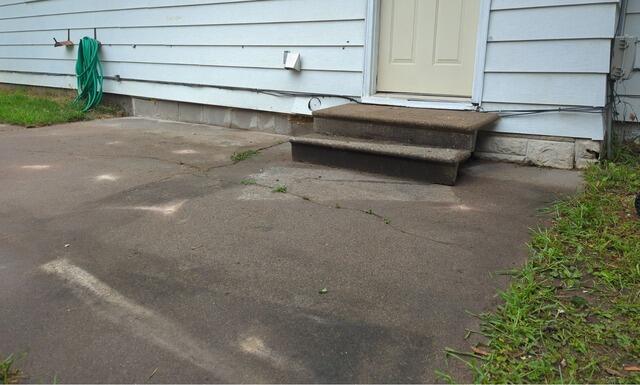 Sunken Patio Lifting and Leveling in Menomonie, WI - After Photo