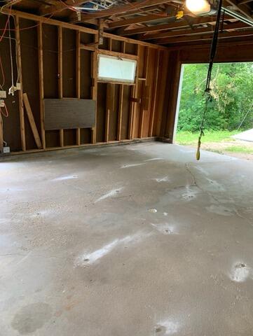 Sunken Garage Floor Leveling in La Crosse, WI - After Photo