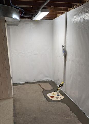 Wet Basement Repair Completed in Austin, MN - After Photo