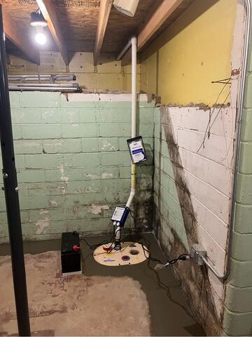 Flooding Causes Damp Basement in Adams, MN - After Photo