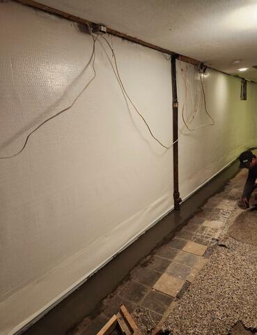 Damp Basement Waterproofing in Saint Paul, MN - After Photo