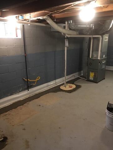 Leaky Basement Repair in Eau Claire, WI - After Photo