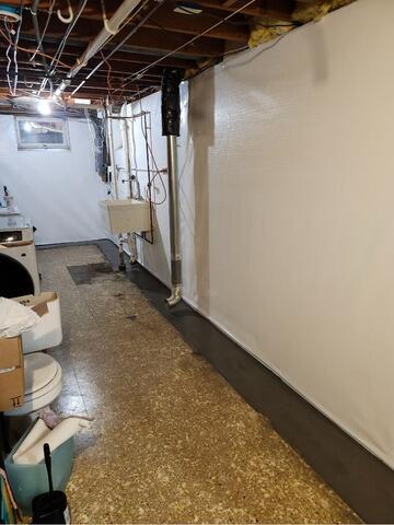 Damp Basement Repair in Saint Paul, MN - After Photo