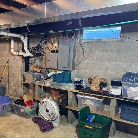 Water in Basement Repair Completed in Rochester, MN - Before Photo