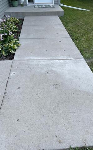 West Fargo, ND, Sinking Walkway Lifted - After Photo
