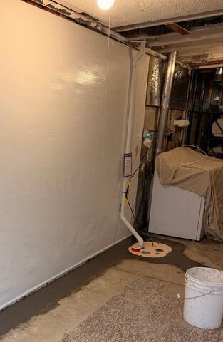 Leaky Basement Waterproofing in Minneapolis, MN - After Photo