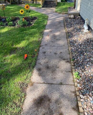 Uneven Walkway Lifting in Chippewa Falls, WI - Before Photo
