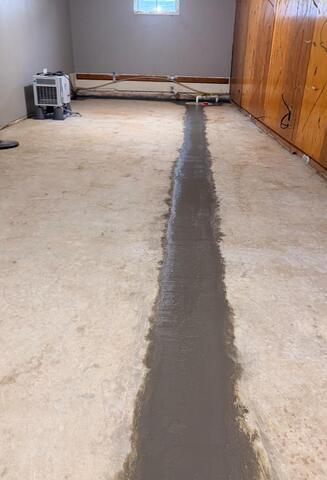 Osage, IA, Leaking Basement Repaired and Waterproofed - After Photo