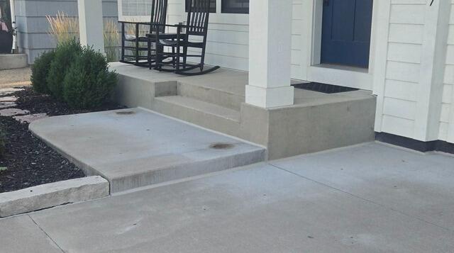 Settling Walkway and Garage Apron Repair in Edina, MN - After Photo