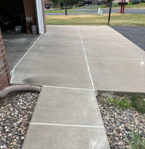 Driveway and Walkway Leveling in Hudson, WI - After Photo
