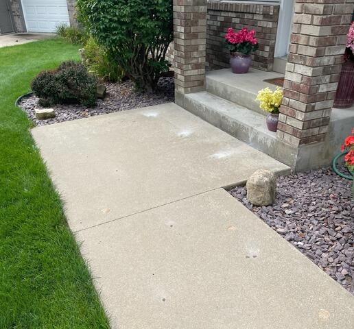 Walkway and Driveway Concrete Repair in Rochester, MN - After Photo
