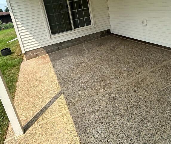 Patio Lifting with PolyLevel in La Crosse, WI - After Photo