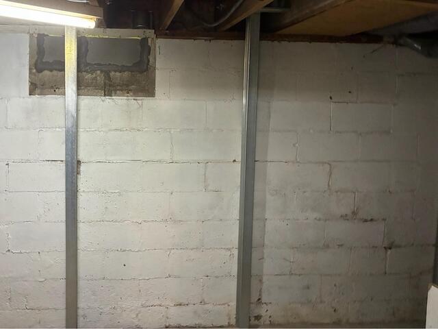 Minneapolis, MN, Damaged Foundation Walls Stabilized and Repaired - After Photo