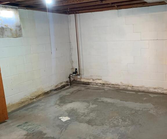 Basement Waterproofing Contractor in Cresco, IA - Before Photo
