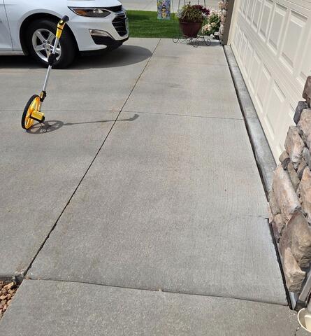 Garage Apron Repair in Rochester, MN - Before Photo