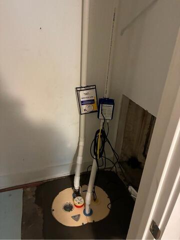 New Sump Installation in Minneapolis, MN Stops Basement Leaks - After Photo