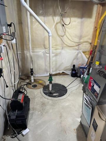 New Sump System Replacement in Stewartville, MN - Before Photo