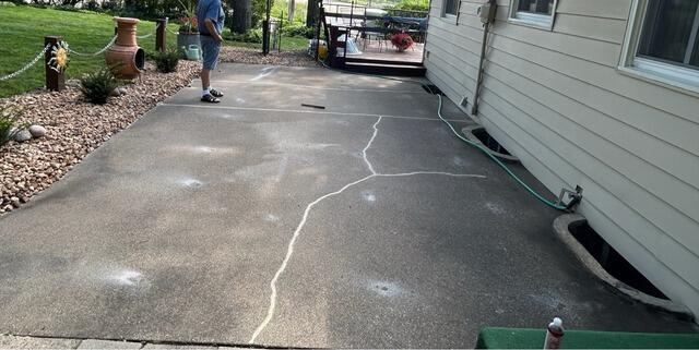 Minnetonka, MN Concrete Patio Lifting and Repair - After Photo