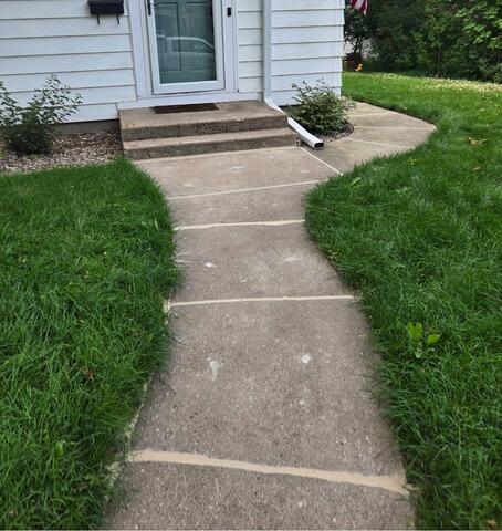Sunken Concrete Leveling in Mankato, MN - After Photo