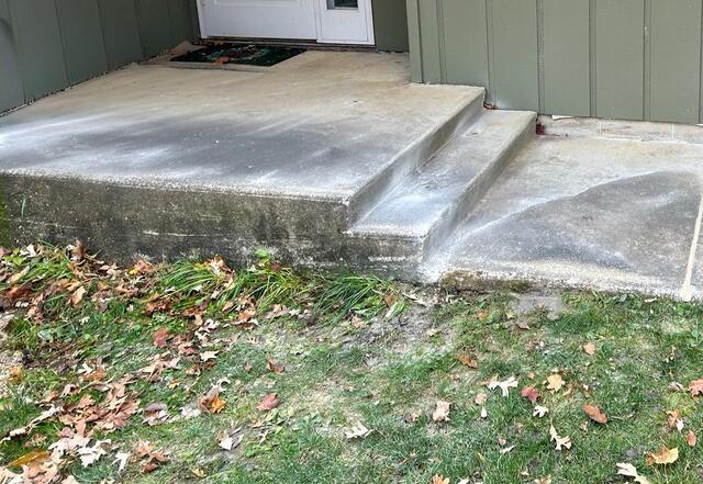 Sinking Walkway Lifted in Saint Ansgar, IA - After Photo