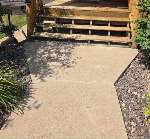Concrete Leveling on Walkway in Menomonie, WI - After Photo
