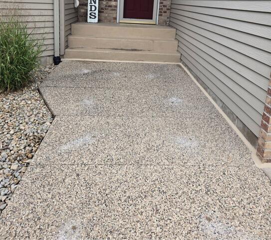 Mankato, MN Concrete Lifting - Before Photo