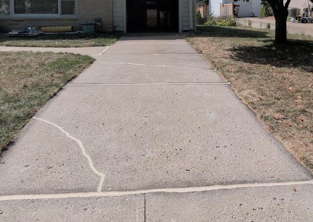 Concrete Driveway Sink Repair in Minneapolis, MN - After Photo