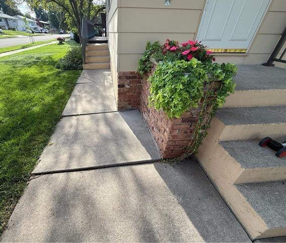 Concrete Sink Repair in Rochester, MN - Before Photo