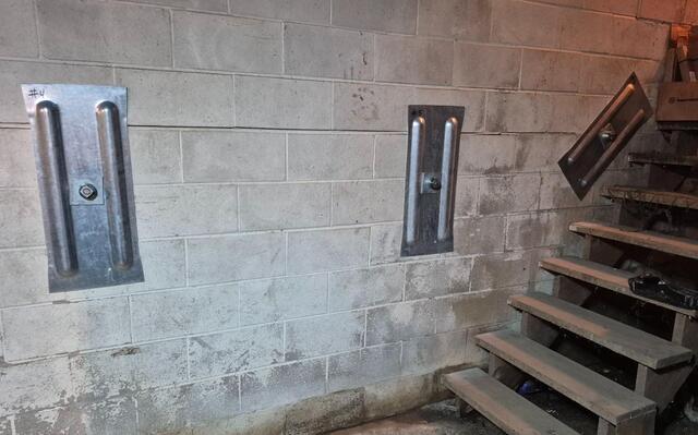 Cresco, IA, Cracked and Separating Foundation Repaired - After Photo