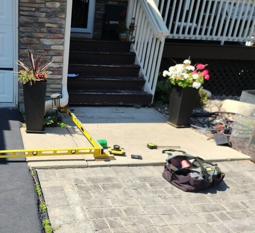 Uneven Concrete Repair in Minneapolis, MN - Before Photo