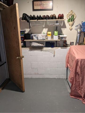 Basement Water Repair in St Paul, MN - Before Photo