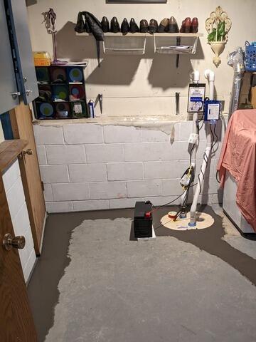Basement Water Repair in St Paul, MN - After Photo