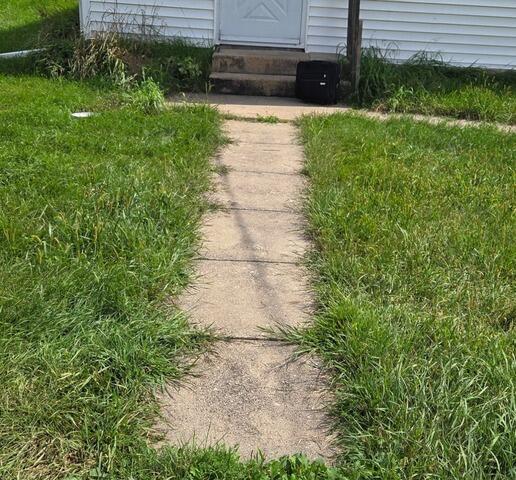 Settling Concrete Repair in Stewartville, MN - Before Photo
