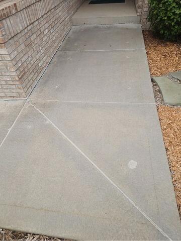 Driveway Leveling by a Good Contractor in Rochester, MN - Before Photo