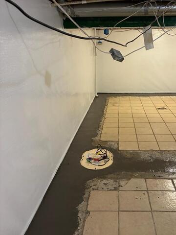 Leaking Basement Repaired in Charles City, IA - After Photo