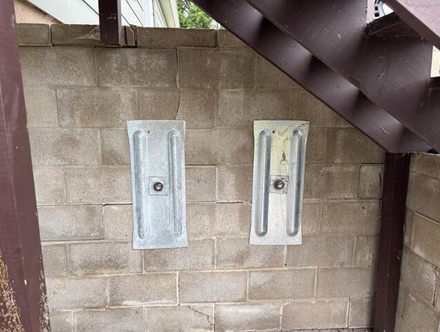 Cracked, Separating Wall Repaired in Lisbon, ND - After Photo