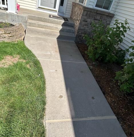 Sinking Concrete Repair Contractors in Blaine, MN - After Photo