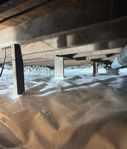 Crawl Space Encapsulation System Installation in Decorah, IA - After Photo