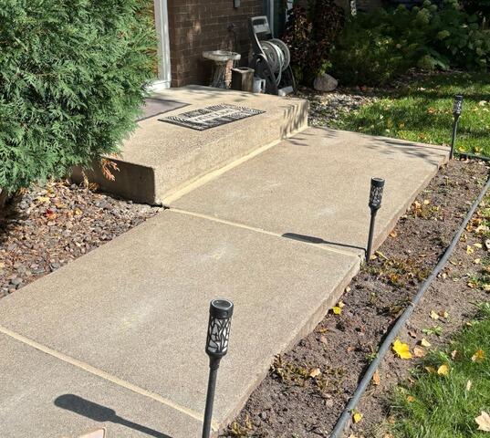 Sunken Walkway Lifting and Leveling in Minneapolis, MN - After Photo